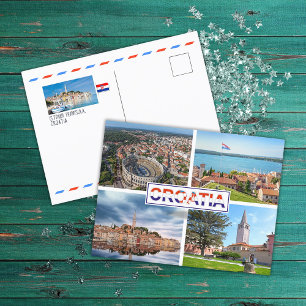 Kroatië Hrvatska Adriatisch Zee Istrië Briefkaart