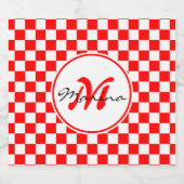 Kroatië | Hrvatska | Naam Monogram Bier Etiket (Enkel label)