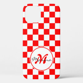 Kroatië | Hrvatska | Naam Monogram iPhone 12 Pro Hoesje