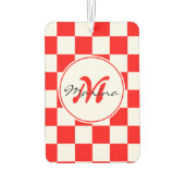 Kroatië | Hrvatska | Naam Monogram Luchtverfrisser (Achterkant)