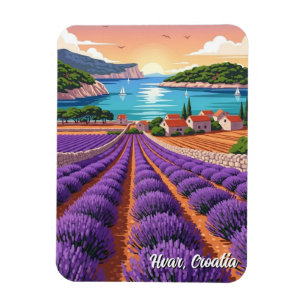 Kroatië Hvar Lavendelvelden Magneet