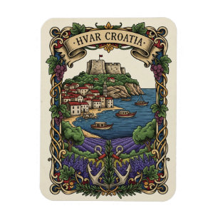 Kroatië Hvar Lavendelvelden Magneet
