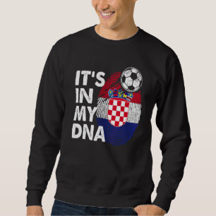Kroatië in mijn DNA Kroatisch vlaggenteam Kroatië Trui