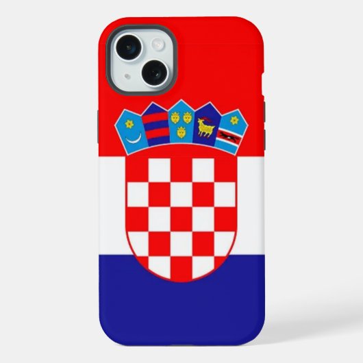Kroatië iPhone Hoesje (Achterkant)