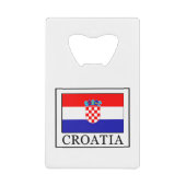Kroatië Kredietkaart Flessenopener (Voorkant)