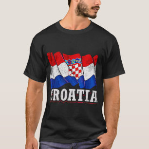 Kroatië Kroatische vlag T-shirt