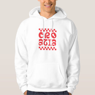 Kroatië land logo ontwerp hoodie