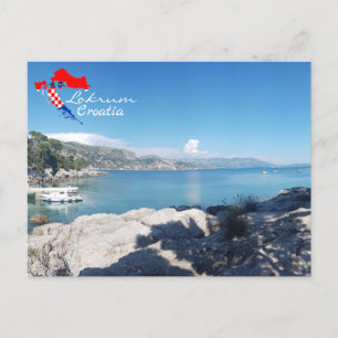 Kroatië Lokrum-eiland Dubrovnik Hrvatska Briefkaart