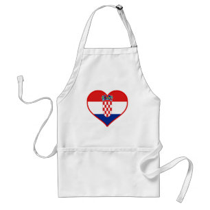 Kroatië Love Standaard Schort