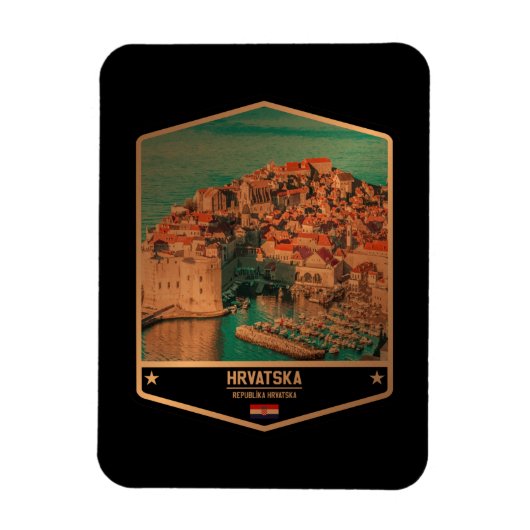 Kroatië Magneet (Verticaal)
