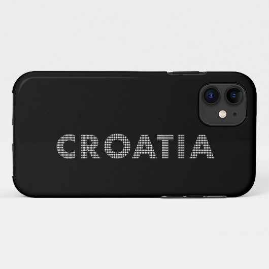 Kroatië - met liefde Case-Mate iPhone case (Achterkant (horizontaal))