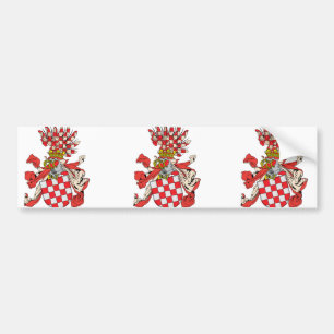 kroatië, Oostenrijk Bumpersticker