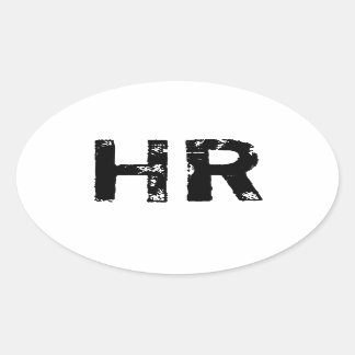 Kroatië Ovale Sticker