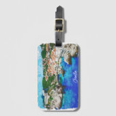 Kroatië Panorama Uitzicht Reizen Bagagelabel (Voorkant (verticaal))