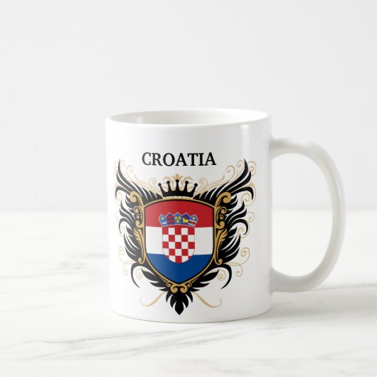 Kroatië [personaliseren] koffiemok (Rechts)