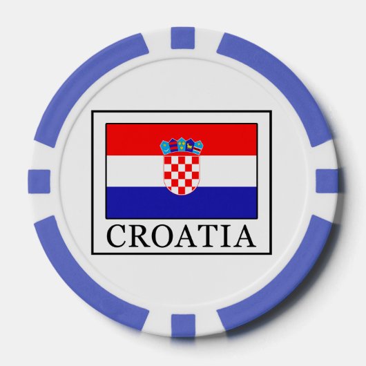Kroatië Pokerchips (Voorkant)