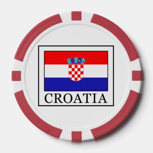 Kroatië Pokerchips (Voorkant)