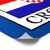Kroatië Poster (Hoek)