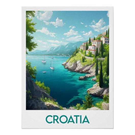 Kroatië Poster Perfect Poster (Voorkant)