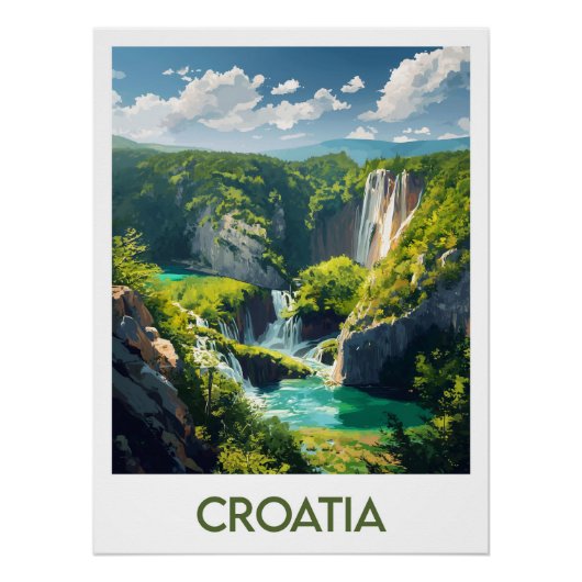 Kroatië Poster Perfect Poster (Voorkant)
