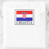 Kroatië Rechthoekige Sticker (Tas)