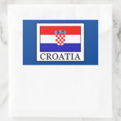 Kroatië Rechthoekige Sticker (Tas)
