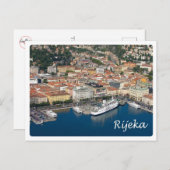 Kroatië - Rijeka - Briefkaart (Voorkant / Achterkant)