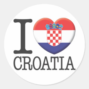 Kroatië Ronde Sticker