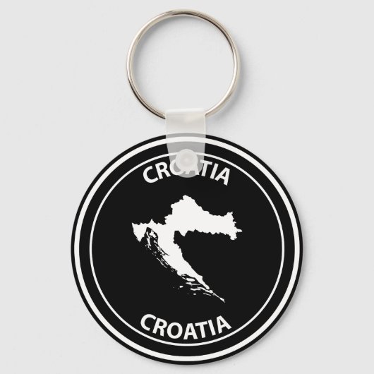 Kroatië Sleutelhanger (Voorkant)