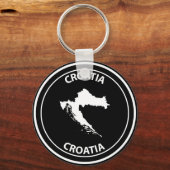 Kroatië Sleutelhanger (Achterkant)