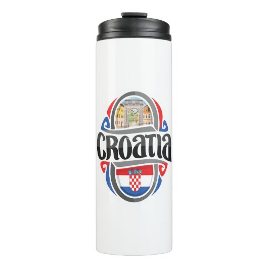 Kroatië Thermosbeker (Voorkant)