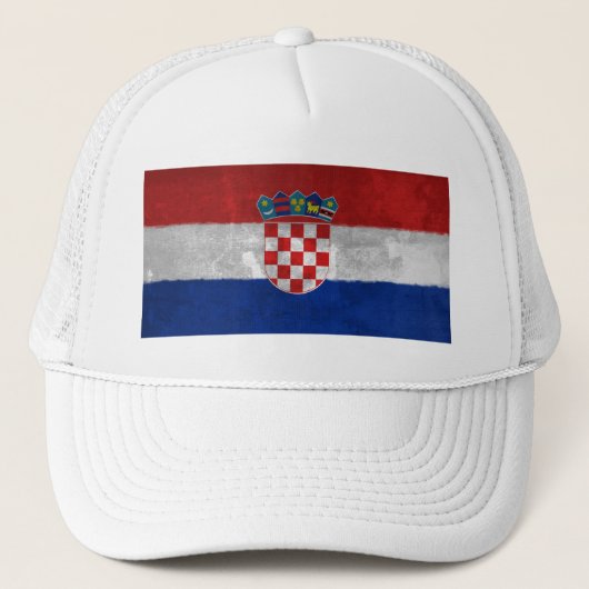 Kroatië Trucker Pet (Voorkant)
