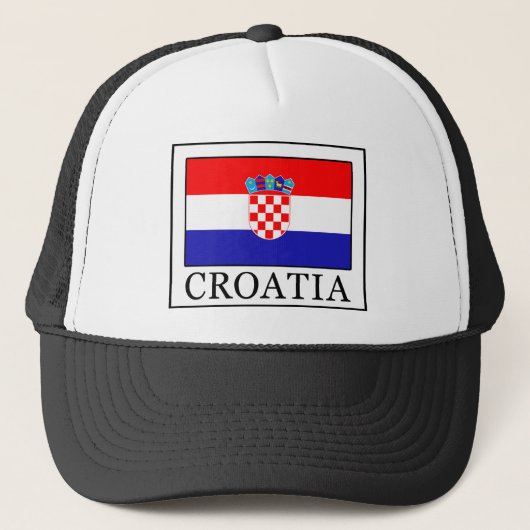 Kroatië Trucker Pet (Voorkant)