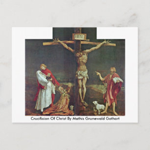 Kroatie van Christus door Mathis Grunewald Gothart Briefkaart