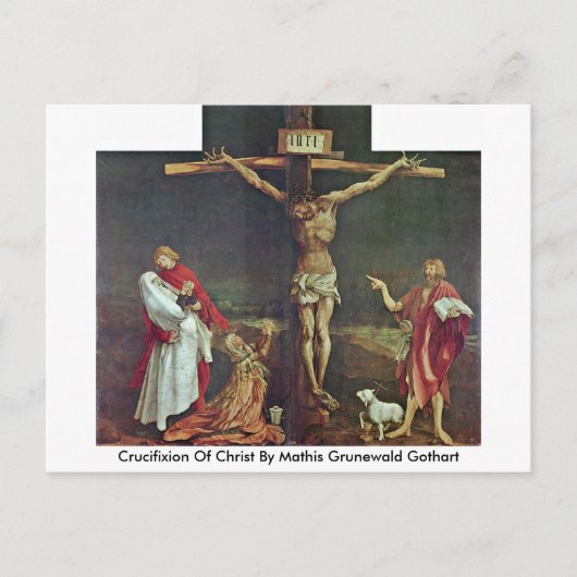 Kroatie van Christus door Mathis Grunewald Gothart Briefkaart (Voorkant)
