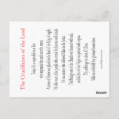 Kroatie van de Heer Briefkaart (Achterkant)