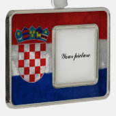 Kroatië Verzilverd Kader Ornament (Rechts)