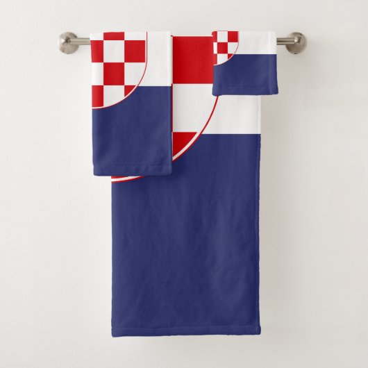 Kroatië vlag bad handdoek (Insitu)