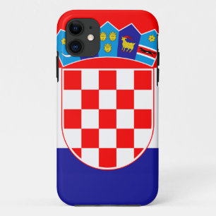 Kroatië vlag iPhone 11 hoesje