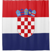 Kroatië vlag douchegordijn (Voorkant)