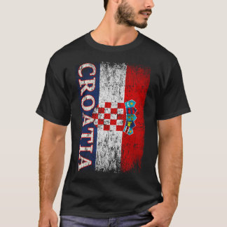 Kroatië Vlag Gift Vrouwen Mannen Kinderen Kroatië  T-shirt