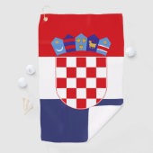 Kroatië vlag golfhanddoek (Insitu)