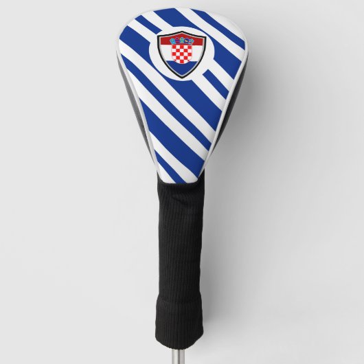 Kroatië vlag golfheadcover (Voorkant)