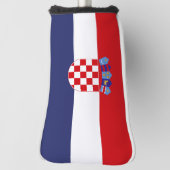 Kroatië vlag golfheadcover (Draai 90)
