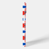 Kroatië vlag patroon Case-Mate iPhone case (Achterkant / Rechts)