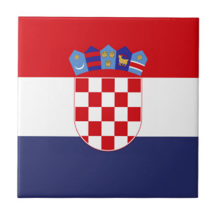 Kroatië vlag tegeltje