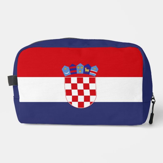 Kroatië vlag toilettasje (Voorkant)