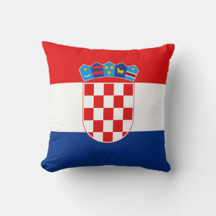 Kroatië Vlag x Vlag Kussen