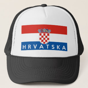 kroatië - vlagland hrvatska tekstnaam trucker pet