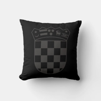 Kroatië, Wapen, Zwart, Donker, Grb Hrvatske Kussen